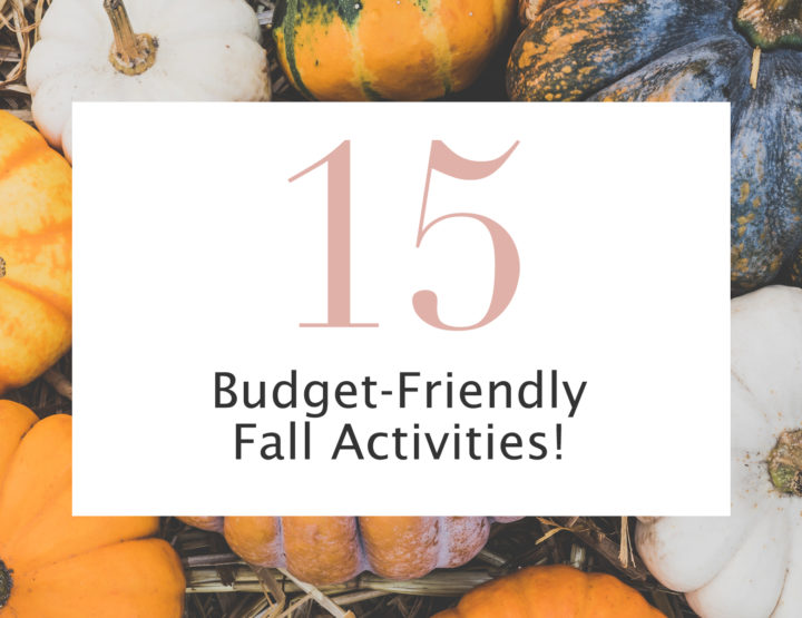 Budget-Friendly Fall Activities!